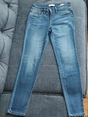 Jessica Simpson Darker Blue Kiss Me Super Skinny Jeans